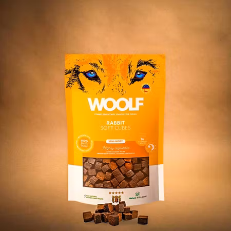 WOOLF Soft Cubes – Kanin 100 g