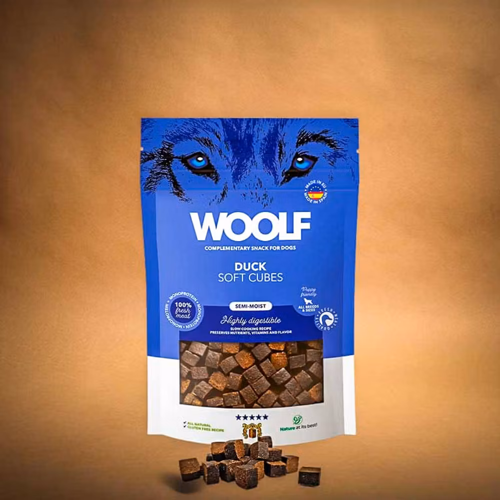 WOOLF Soft Cubes – Anka 100 g