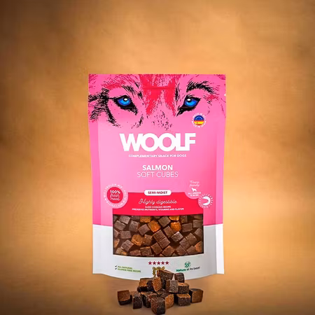 WOOLF Soft Cubes – Lax 100 g