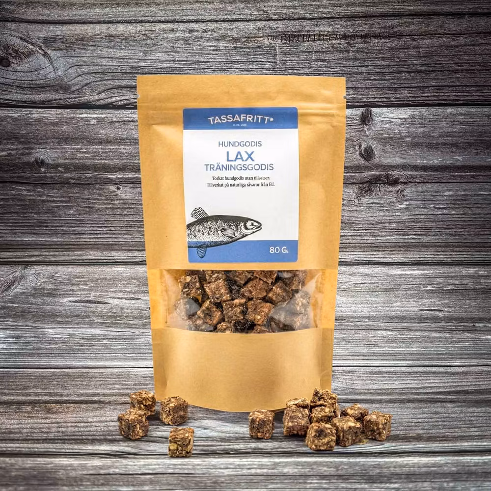 Tassafritt Träningsgodis Lax 80 g