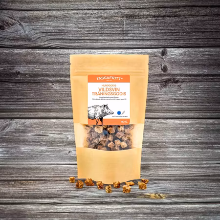 Tassafritt Träningsgodis Vildsvin 80 g
