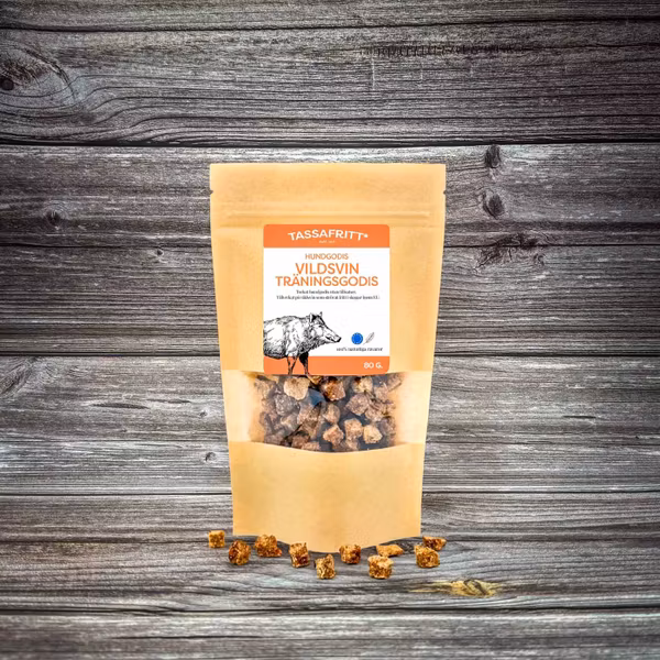 Tassafritt Träningsgodis Vildsvin 80 g
