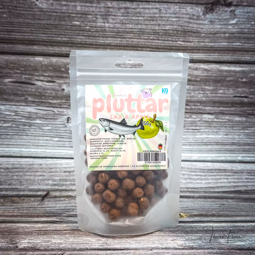 NomNoms Pluttar Lax & Äpple 150 g