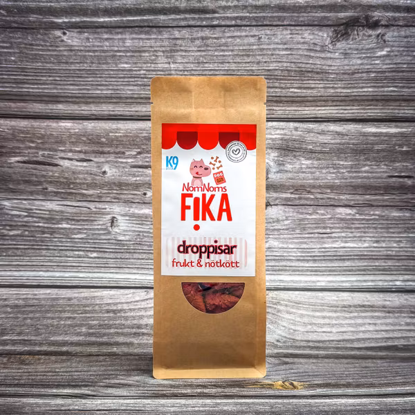 NomNoms FIKA Droppisar – Frukt & Nötkött 100 g