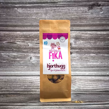 NomNoms FIKA Hjorthugg – Hjort & Johannesbröd 100 g
