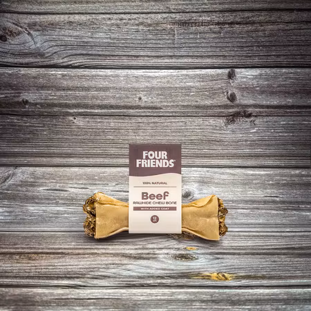 FourFriends Natural Chews – Tuggben av nöthud med get