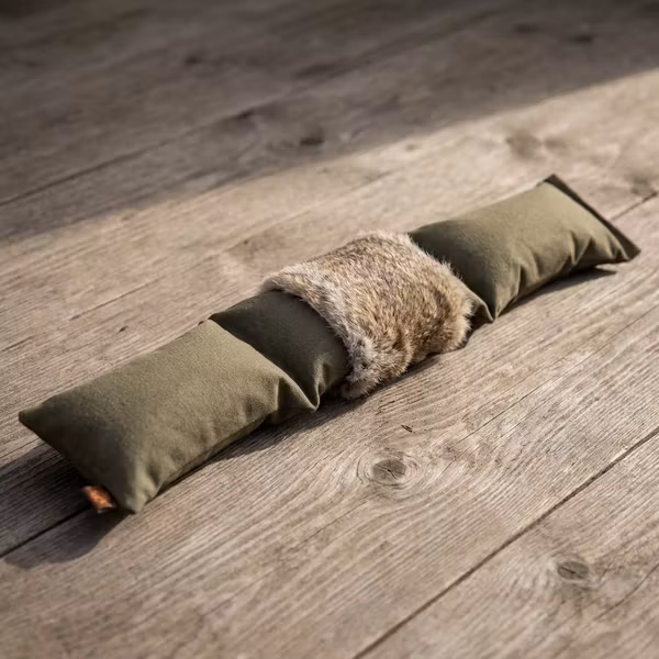 Firedog Dummy 3-delad med kaninpäls – 2,5 kg Khaki