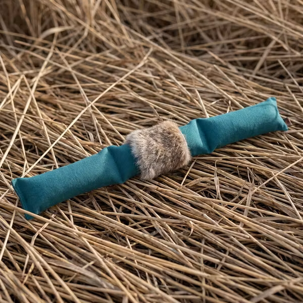 Firedog Dummy Junior 3-delad med kaninpäls – 800 g Grön