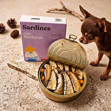 Canumi Sardiner med Grönsaker 240 g