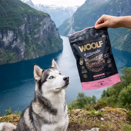 WOOLF Ultimate Semi-Moist Fish with Salmon 1 kg
