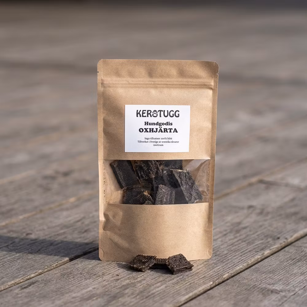 KEROTUGG Hundgodis – Oxhjärta 100 g