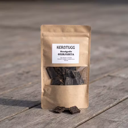 Kerotugg Hundgodis – Oxhjärta 100 g