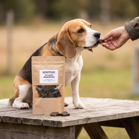 Kerotugg Hundgodis – Oxhjärta 100 g