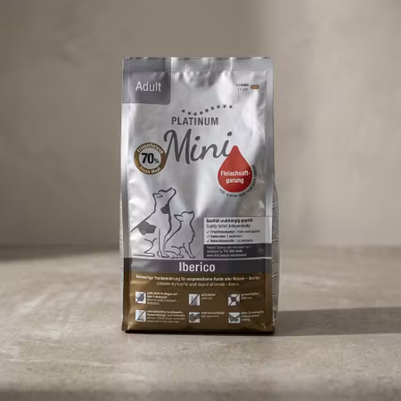 PLATINUM Adult Mini – Iberico+Greens 900 g
