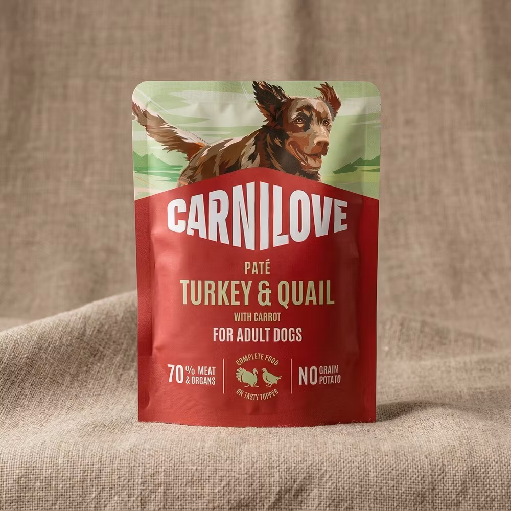 Carnilove Paté Kalkon & Vaktel med Morot 300 g