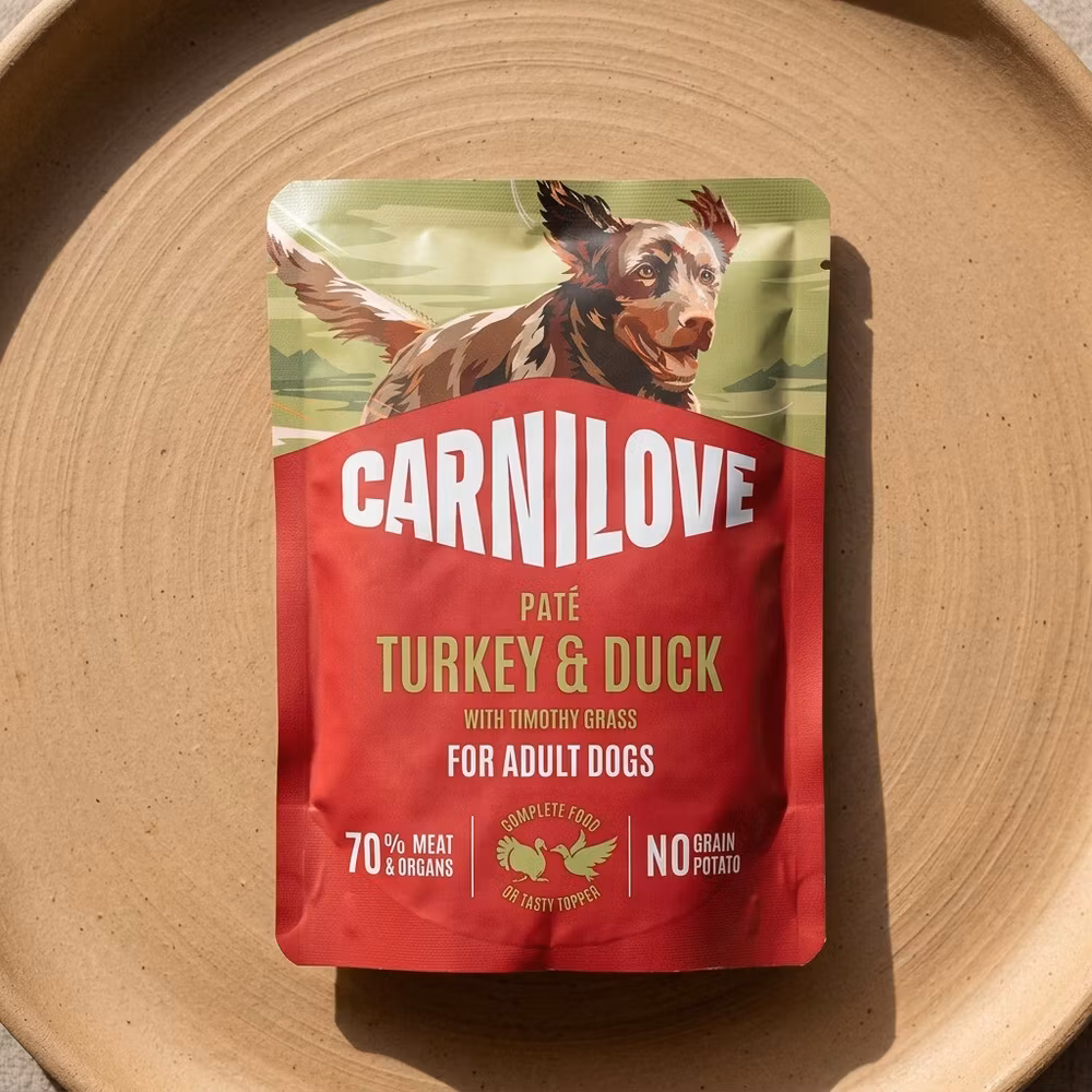 Carnilove Paté Kalkon & Anka med Timotej 300 g