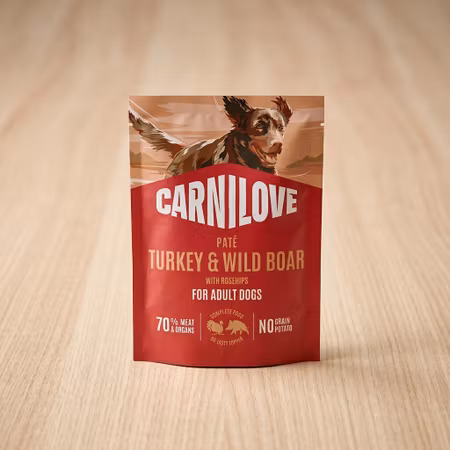 Carnilove Paté Kalkon & Vildsvin med Nypon 300 g