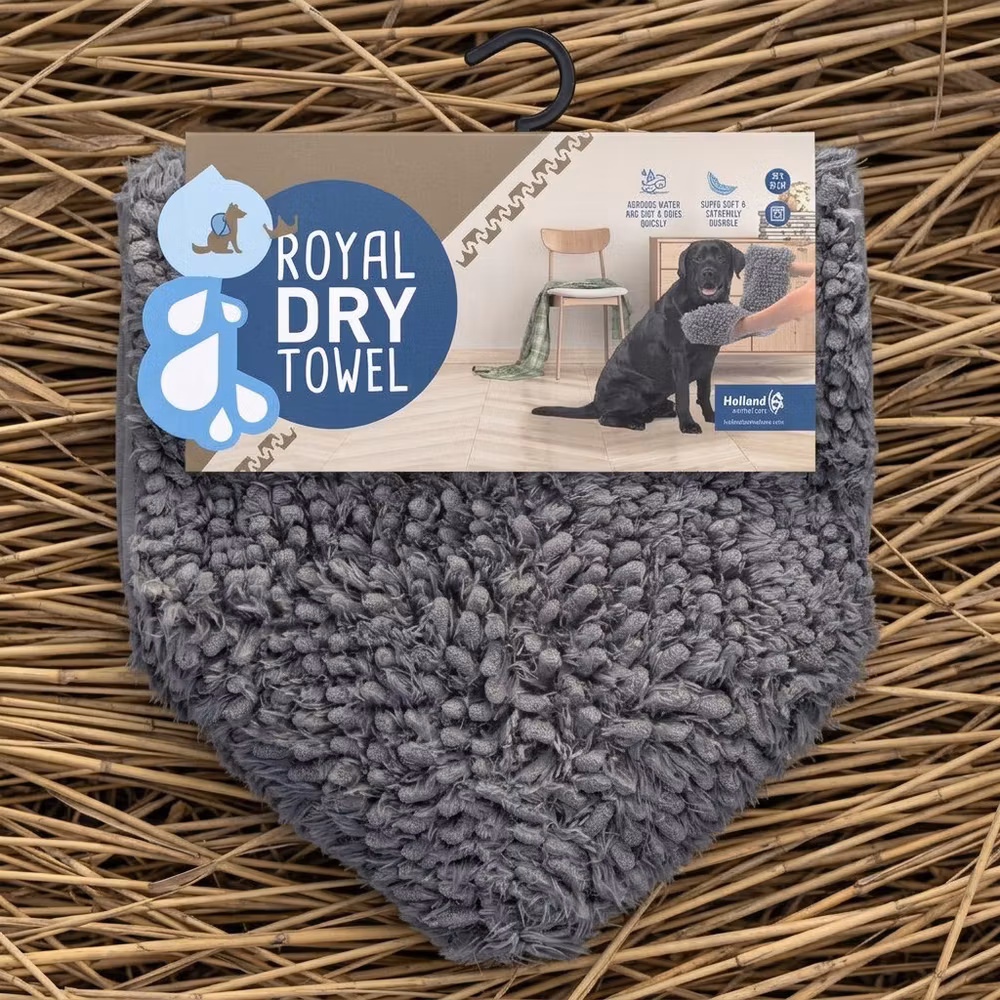 Royal Dry Torkhandduk – Grå 35 x 81 cm
