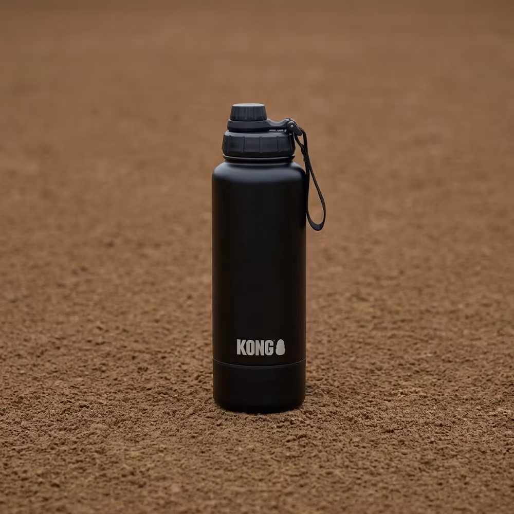 KONG Duo Drinker Vattenflaska – Svart 910 ml