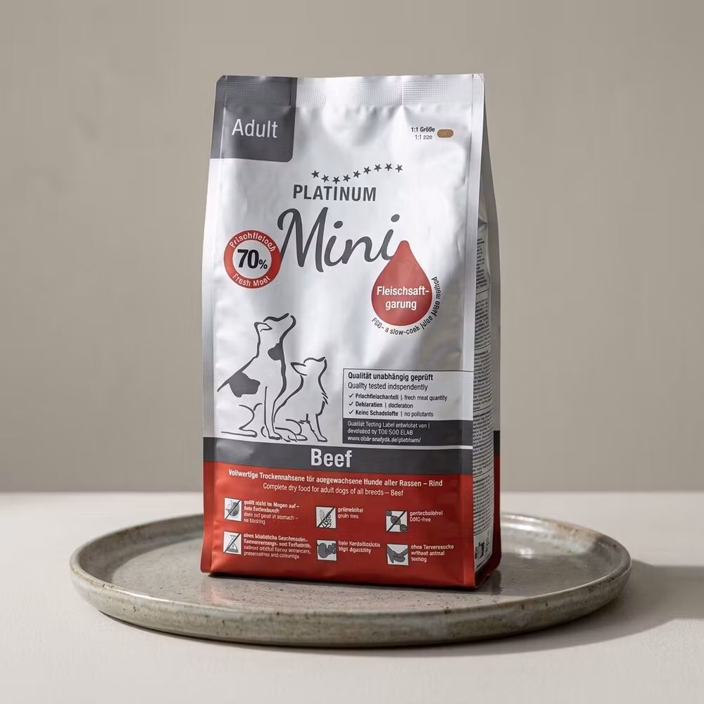 PLATINUM Mini Adult – Beef+Potato 900 g