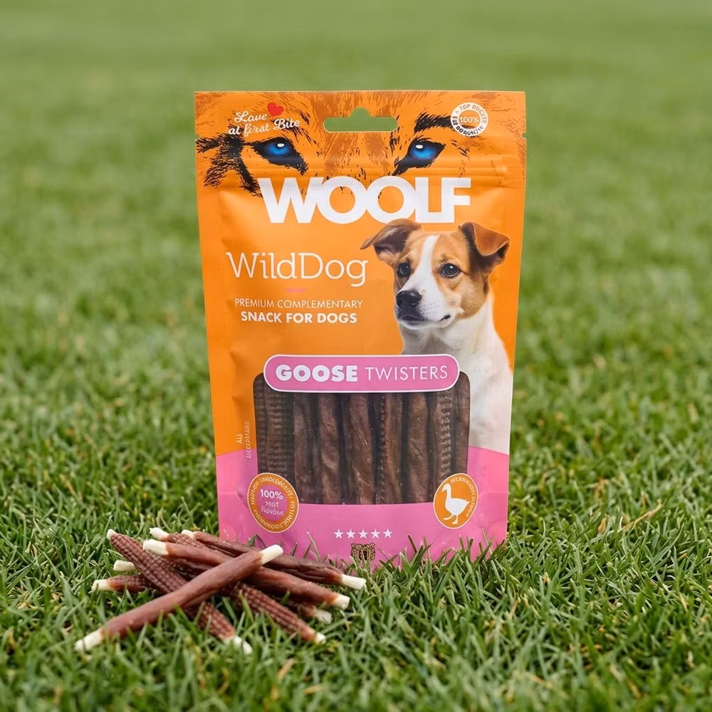 WOOLF WildDog – Goose Twisters 100 g