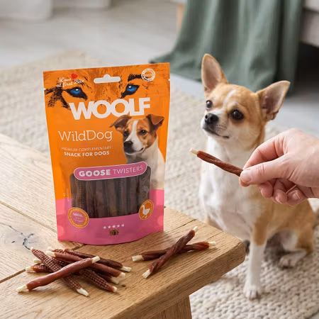 WOOLF WildDog – Goose Twisters 100 g