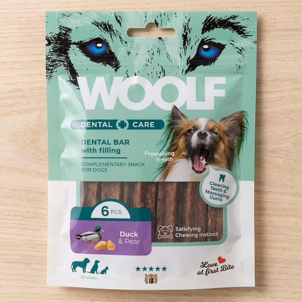 WOOLF Dental Care – Duck & Pear 6 st