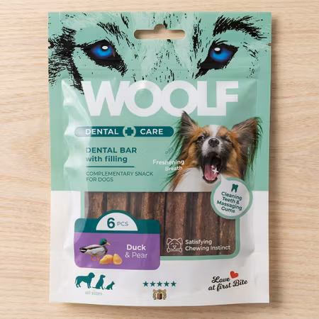 WOOLF Dental Care – Duck & Pear 6 st