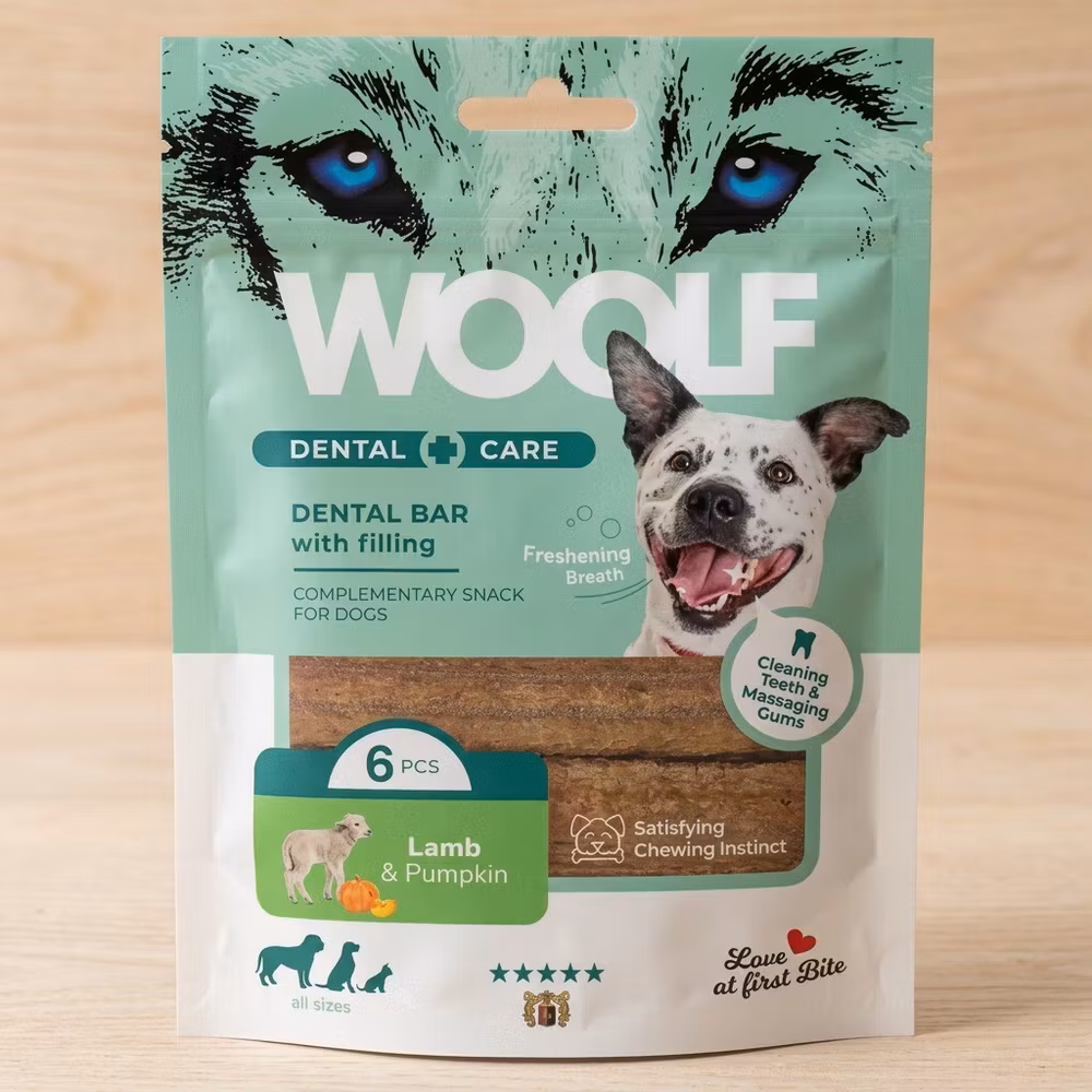 WOOLF Dental Care – Lamb & Pumpkin 6 st