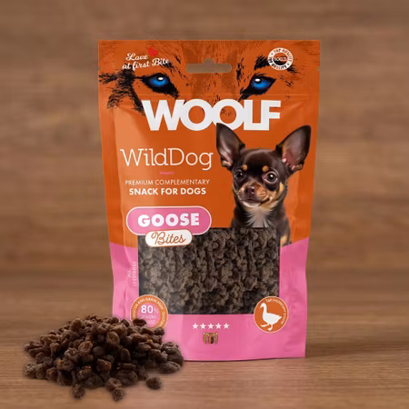 WOOLF WildDog – Goose Bites 100 g