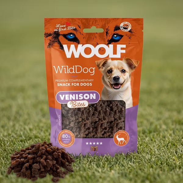 WOOLF WildDog – Venison Bites 100 g