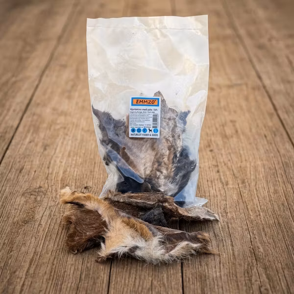 Hjortskinn med päls i bit – Flerpack 500 g – EMMZO