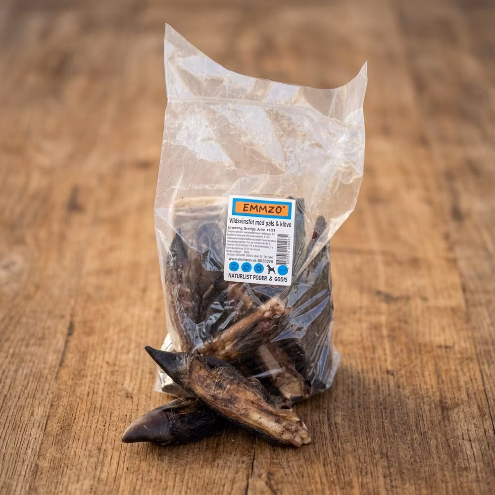 1/2 Vildsvinsfot med päls & klöve 10-pack – EMMZO