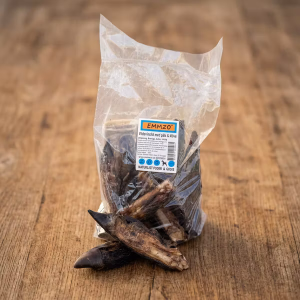 1/2 Vildsvinsfot med päls & klöve 10-pack – EMMZO
