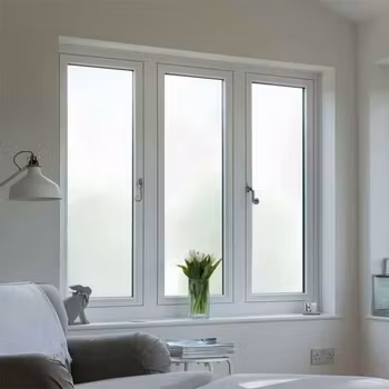 Frostfilm till fönster | Invändigt | Avtagbar | 25% toning | Vit Matt - 339 x 351 mm