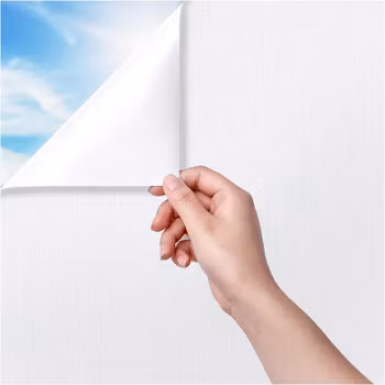 Film occultant pour vitres | Intérieur | Blanc | Blanc - 800 x 600 mm
