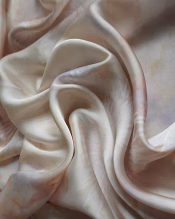 Scarf - The crane dance white/pink
