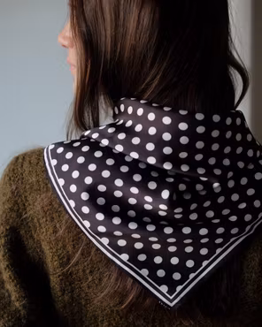 Scarf - Espresso Dots