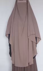 Khimar Salam XL-Nude