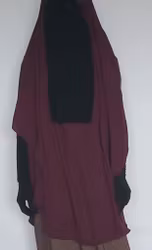 Khimar Salam XL- Mörk Plum
