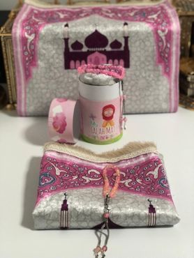 Salat & Sadaqa-inspirerande Box för Barn – Rosa