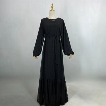 Abaya simpliss-Svart