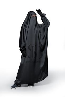 Jilbab Aisha-Svart