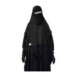 Khimar Ergono - Svart