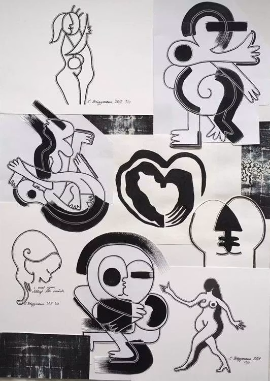Original- & Konsttryck-collage