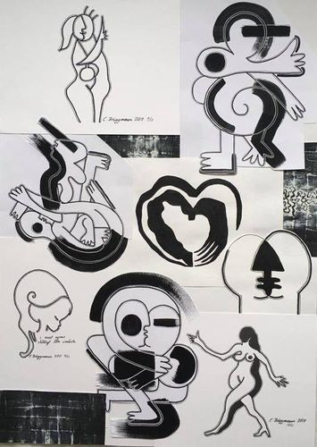 Original- & Konsttryck-collage