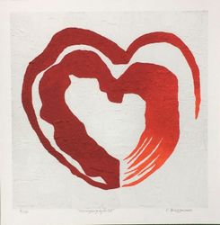 Gicleétryck "Helsingborgshjärtat"