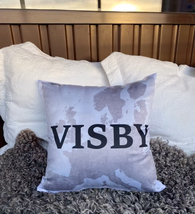 PrydnadsKudde, Grå Visby