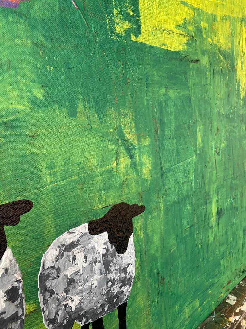 Originaltavla, "Bright Shining"