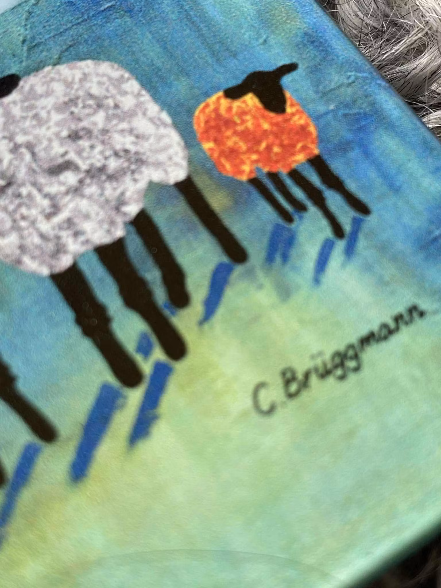 Rolig och färgglad magnet i unik svensk design av sommargotlänningen C.Brüggmann.